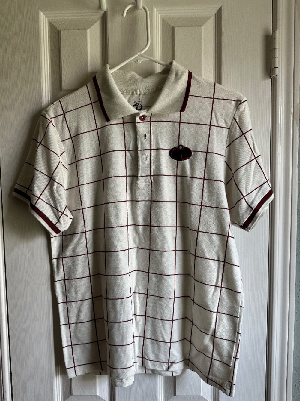 Disney Pixar The Incredibles 2 Cream and Maroon Polo Shirt in Medium